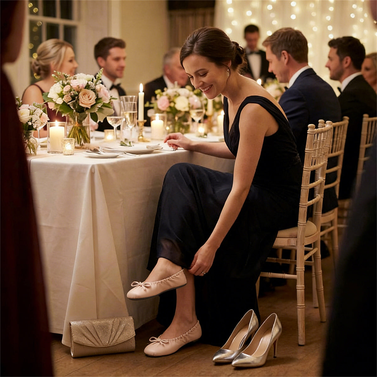 Rolly Flats-Women's Foldable Ballet Flats, Travel & Wedding Shoes, Fit in Your Purse + Tote-Nude