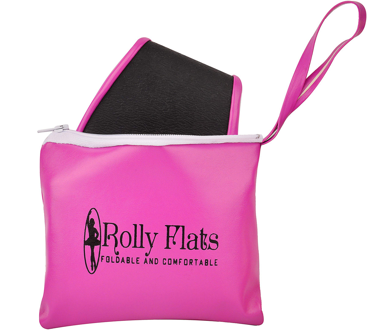 Rolly Flats-Women's Foldable Ballet Flats, Travel & Wedding Shoes, Fit in Your Purse-Pink